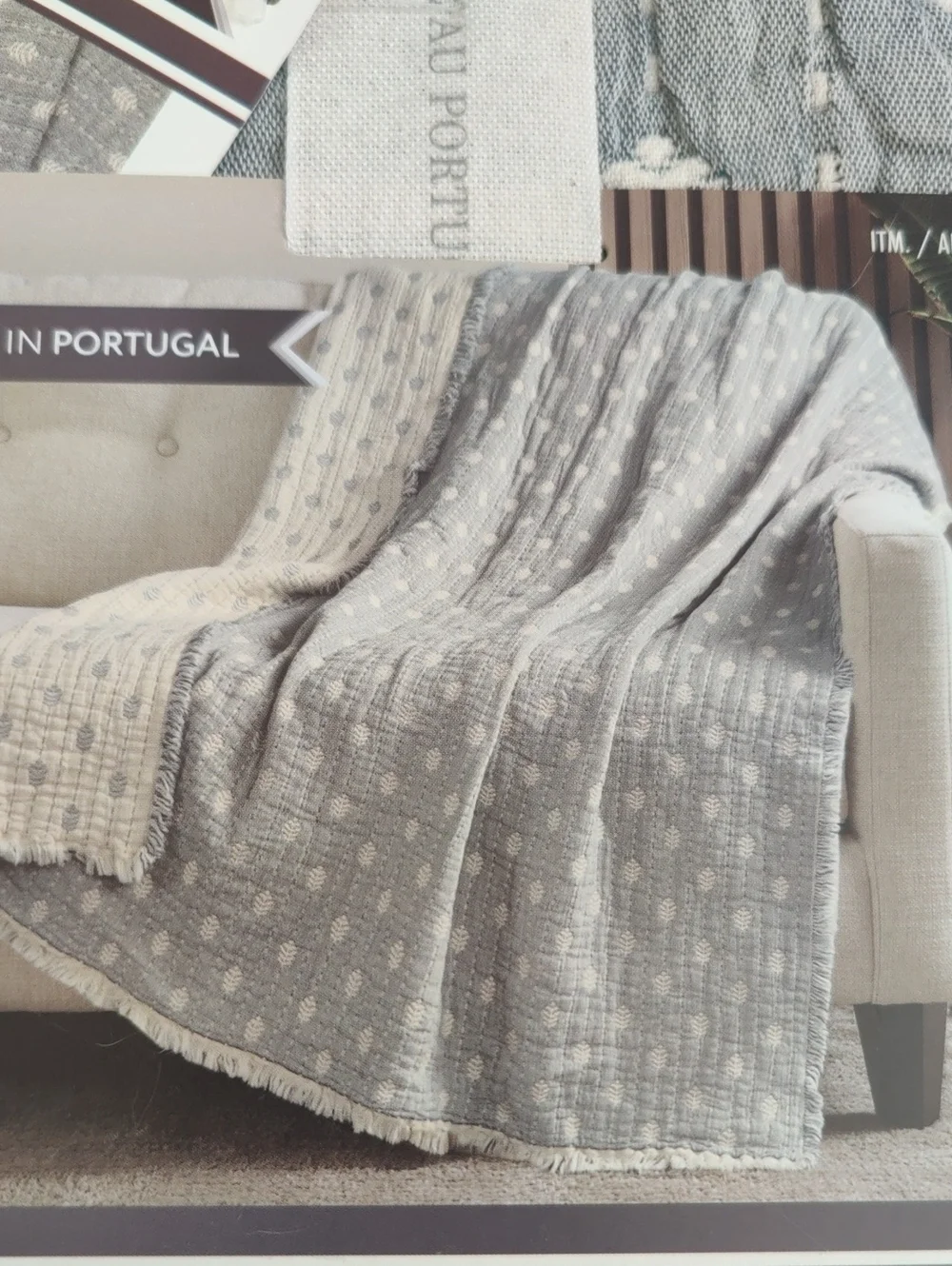 New!Nemcor Cotton Throw Blanket Reversible Lightweight Sofa Couch Bed Throw Y2K
